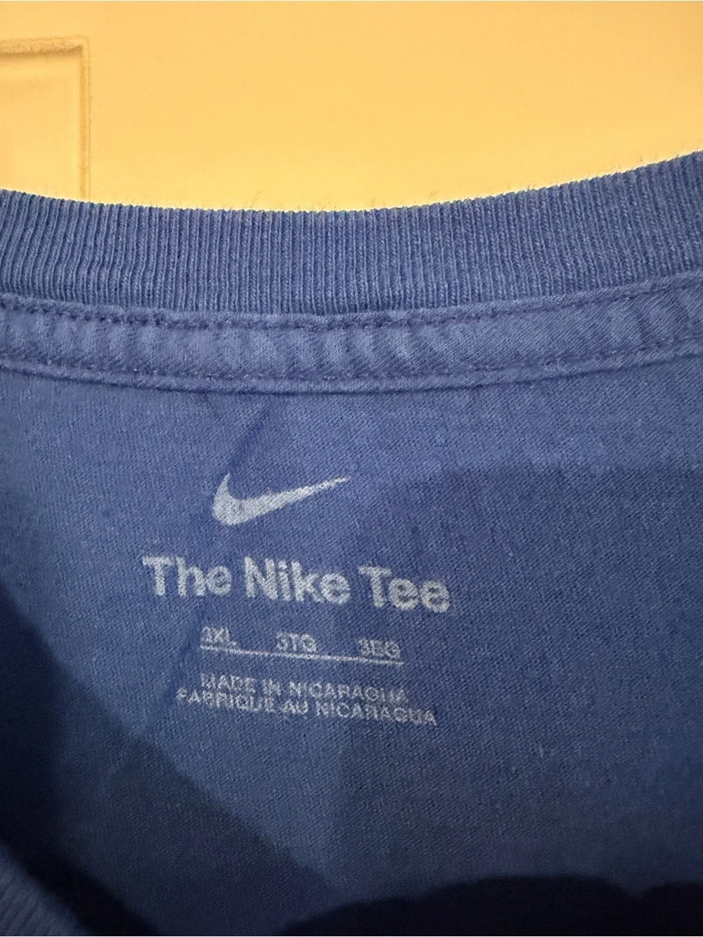 Nike Blue Seattle Mariners Graphic Tee with Yellow Logo